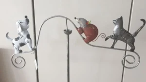 Tuinsteker Balans- Kat - Muis - Hond - 130 cm