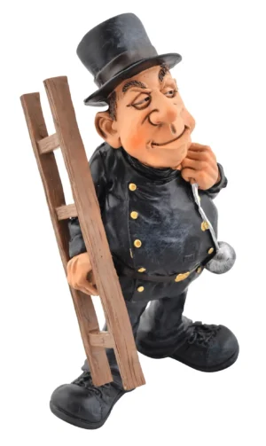 Beroepenbeeldje schoorsteenveger