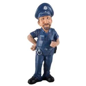 Beroepenbeeldje grappige politie agent