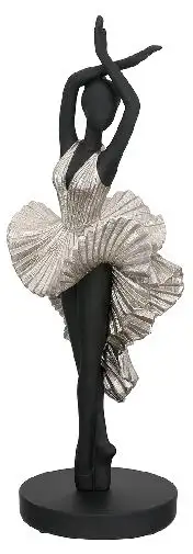Beeld Ballerina - Ballet - Zwart - 44 CM - VOOR VERKOOP