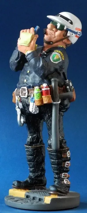 Profisti beeldje Politie agent