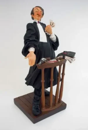 Beroepen beeldje advocaat