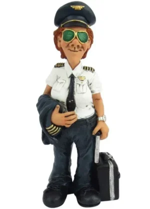 Beroepenbeeldje piloot vrouw