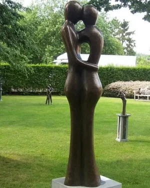 Bronzen beeld Knuffel groot