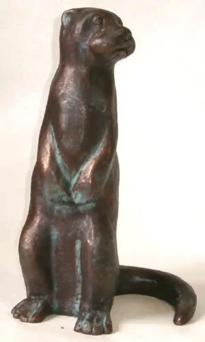 Dierenbeeldje otter Staand 35 cm