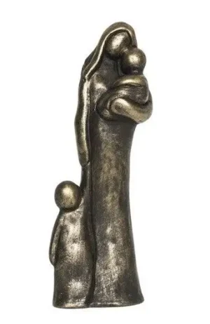 Moeder en  twee kinderen