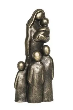 Moeder en vier kinderen