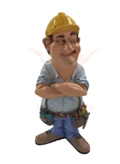 Beeldje bouwvakker