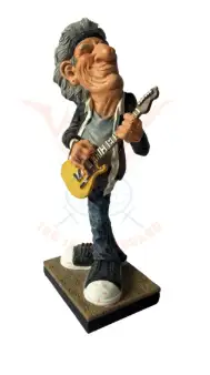 Beeldje Rockster met Elektrische gitaar