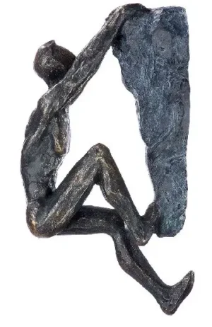 Beeld klimmend persoon - ambitie