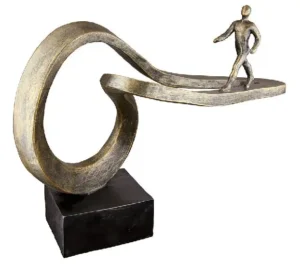 Beeld het pad bewandelen - De weg volgen