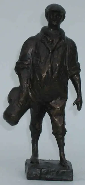 Beeldje Golfer,  Caddy