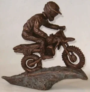 Beeldje Motorcrosser