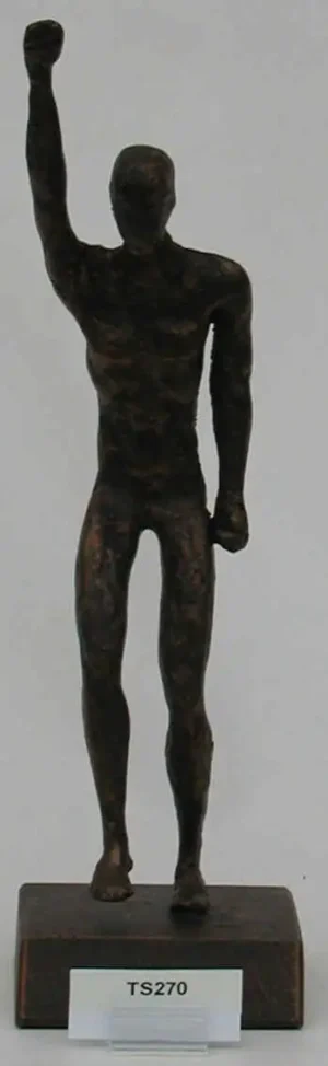 Beeldje Sporter die juicht