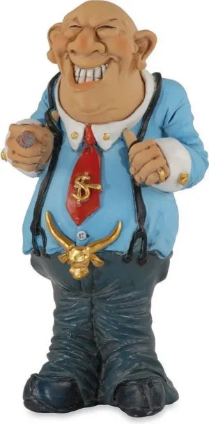 Grappige beroepen beeldje manager de komische wereld van karikatuur beeldjes – komische beeldjes – geschenk voor – cadeau -gift -verjaardag cadeau